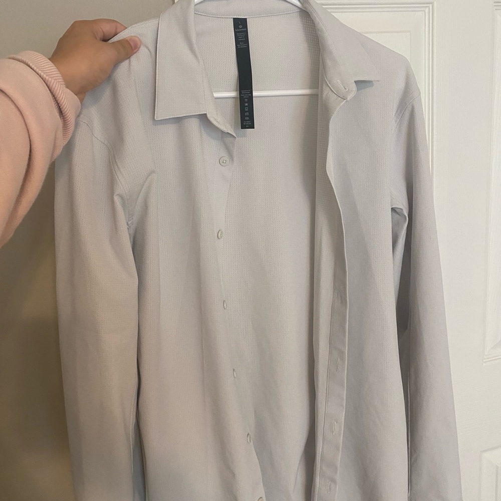 Mens lululemon button down shirt
